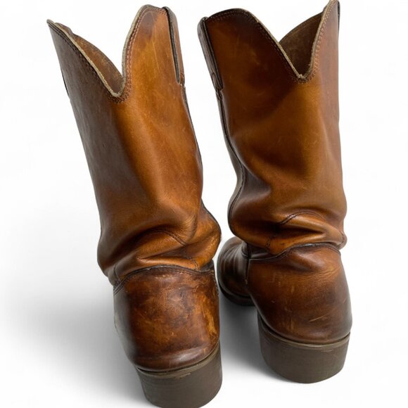 Durango Leather Rambler Western Biker Cowboy Work Boots Men's 12 D - Picture 8 of 10